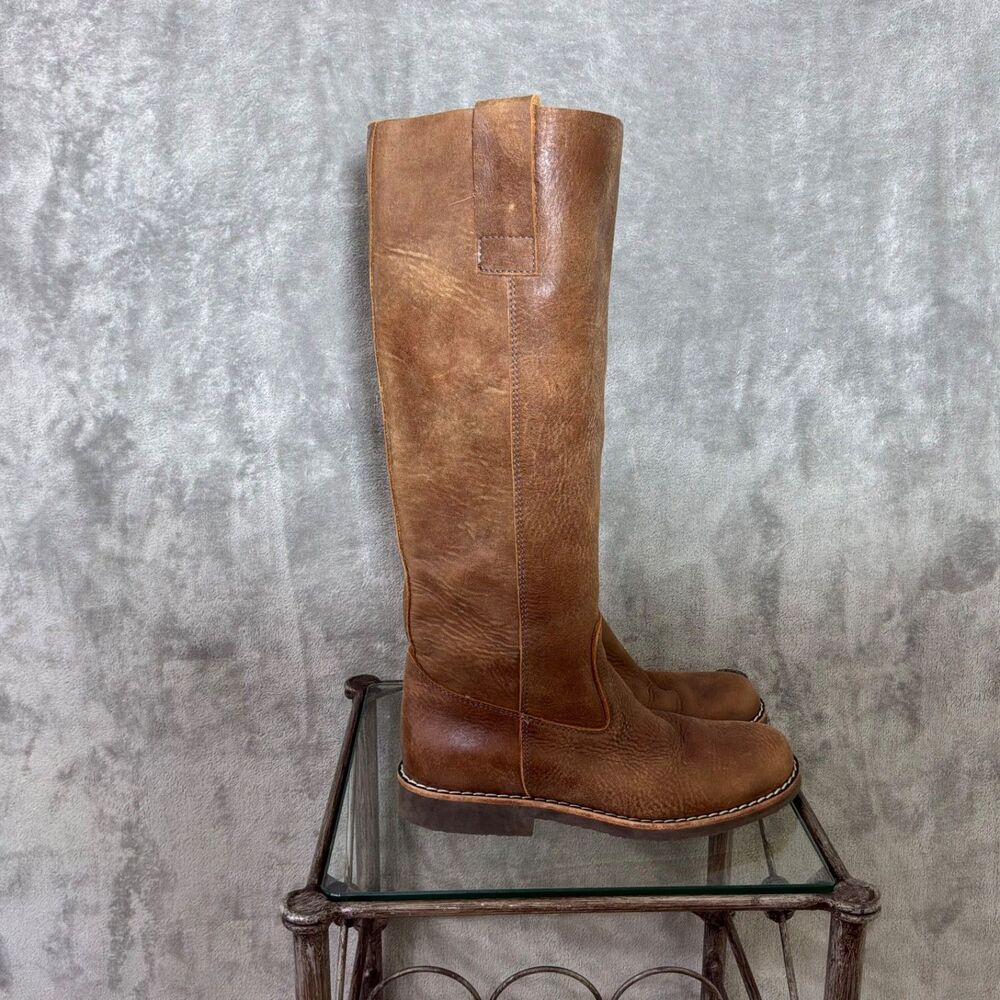 ROOTS CANADA Tall leather Riding boots women’s 9.5L knee high gaucho pull on